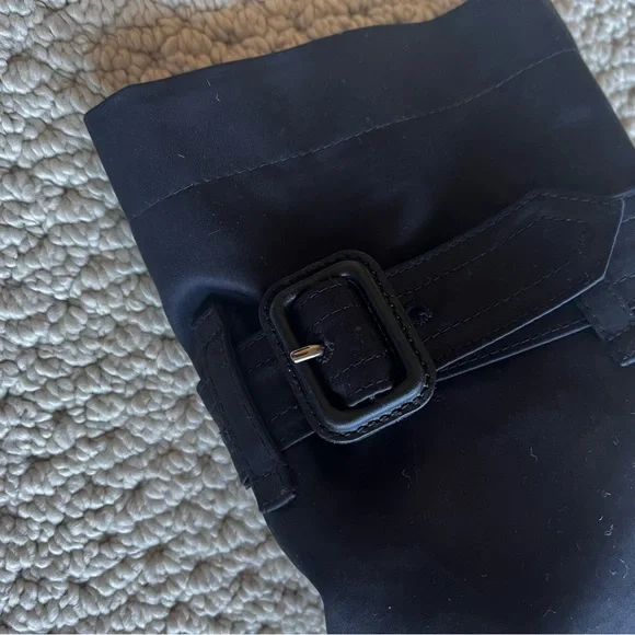 Burberry brit double breasted trench coat 8 mid length - Picture 6 of 15